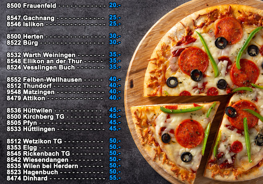 Pizzakurier del Centro Frauenfeld
